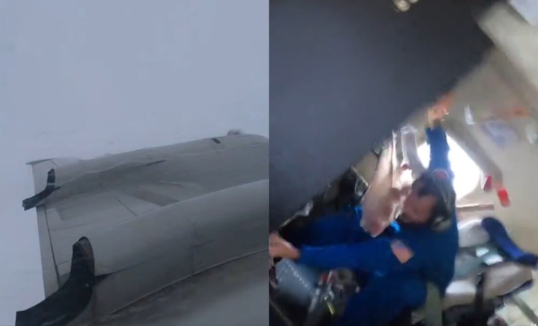 Avión de EU capta en VIDEO fuerte turbulencia causada por huracán Milton. Foto: Tomada de NOAA Aircraft Operations Center