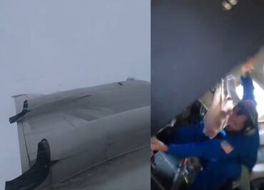 Milton. Avión 'cazahuracanes' de EU capta en VIDEO fuerte turbulencia causada por el huracán