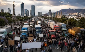 ¡Alerta Mundial 2026! Transportistas y campesinos amenazan con protestas en CDMX, Guadalajara y Monterrey