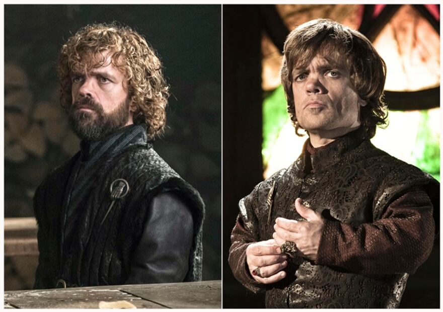 Antes y después: así cambiaron los personajes de 'Game of Thrones' en ocho temporadas 