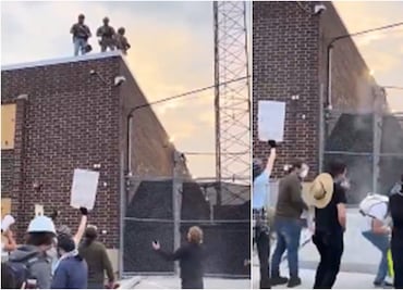 Indignante: Agentes de ICE disparan balas de pimienta a un reverendo durante protesta en Chicago. VIDEO