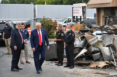 Trump: Terrorismo doméstico, las protestas contra la policía en Kenosha