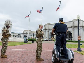 Cuatro estados republicanos mandan casi 1,000 soldados a Washington para respaldar la militarización de Trump