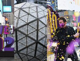 Así es la bola de Times Square, la luz al final del 2020