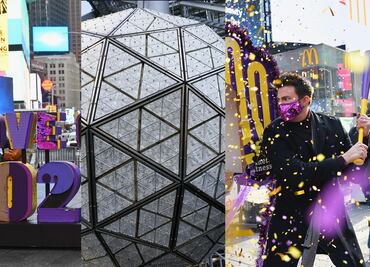 Así es la bola de Times Square, la luz al final del 2020