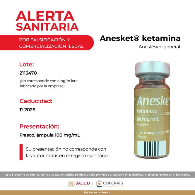 ALERTA. Cofepris advierte de medicamentos falsificados para cáncer de mama y VIH. Foto @COFEPRIS