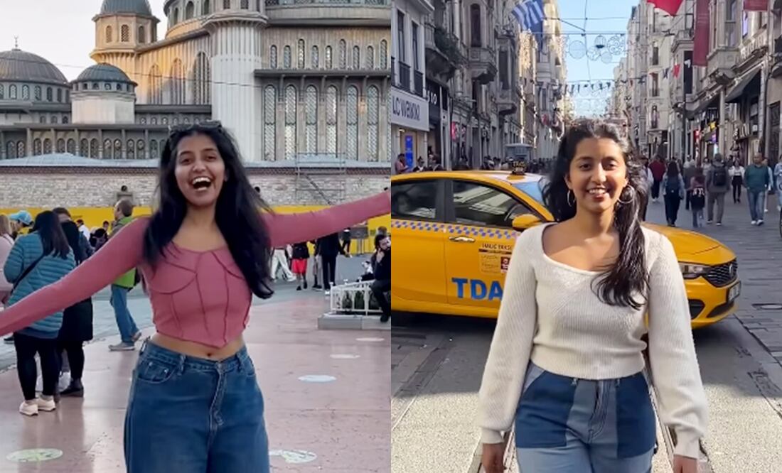 Famosa Influencer muere al caer 106 metros por grabar la cascada Kumbha. Foto: Aanvi Kamdar/Instagram