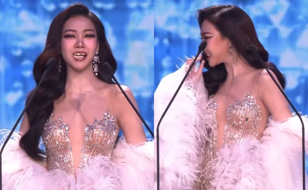 VIDEO: concursante de Miss Grand Thailand pierde la dentadura en pleno escenario y se vuelve viral. Foto: Tomada de TikTok @creativemomentsx