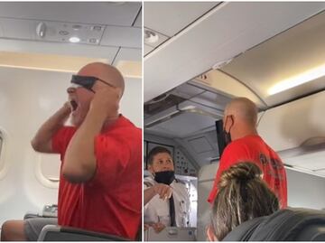 Video. Pasajero rebelde gruñe como "zombie" durante vuelo en Utah