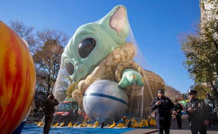 Baby Yoda debuta en el desfile de Thanksgiving de Macy's (2021)