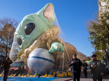 Baby Yoda debuta en el desfile de Thanksgiving de Macy's (2021)