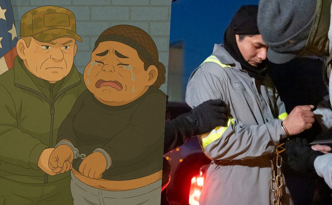 Casa Blanca levanta indignación por burlarse de migrante latina arrestada con imagen de IA estilo Ghibli. Foto: The White House/AP