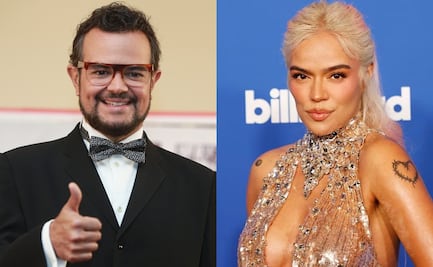 Aleks Syntek se mete con "La Bichota"; tira discos de Karol G al inodoro