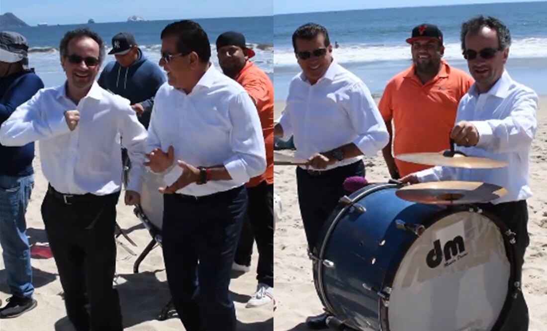 Embajador de Reino Unido baila al ritmo de la banda sinaloense en Mazatlán: ‘’A los británicos nos encanta''. Foto: Captura X