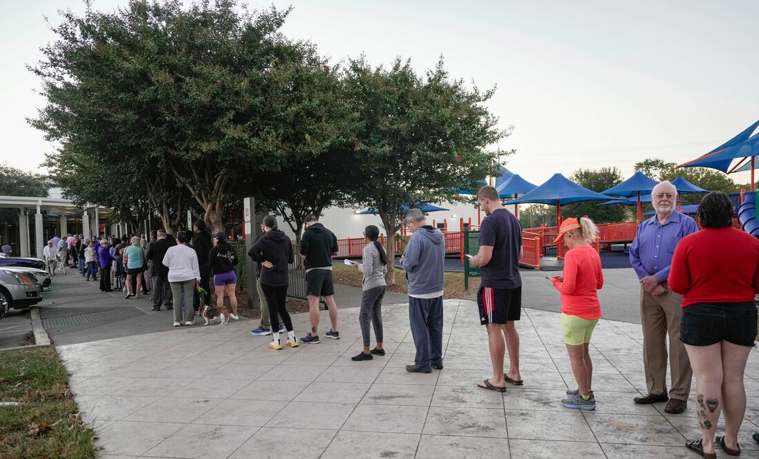 Elecciones en EU: Récord de votación anticipada en Texas y Florida, más de 14 millones  ya han votado. (Raquel Natalicchio/Houston Chronicle via AP)