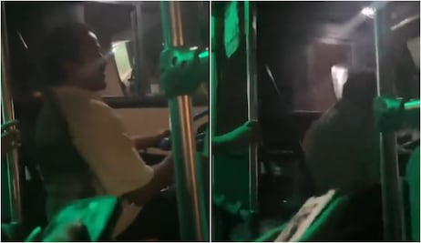 Chofer “poseído” sorprende a pasajeros por movimientos al conducir: "Tomó la ruta astral", aseguran