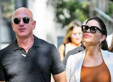 Novia de Jeff Bezos se luce en minivestido durante cita romántica