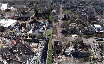 Fotos. Suman 23 muertos por tornados en Tennessee