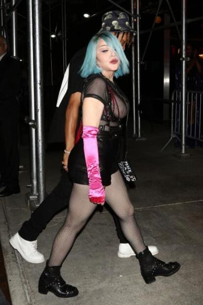 Madonna celebra el 'Pride' con top transparente en Nueva York