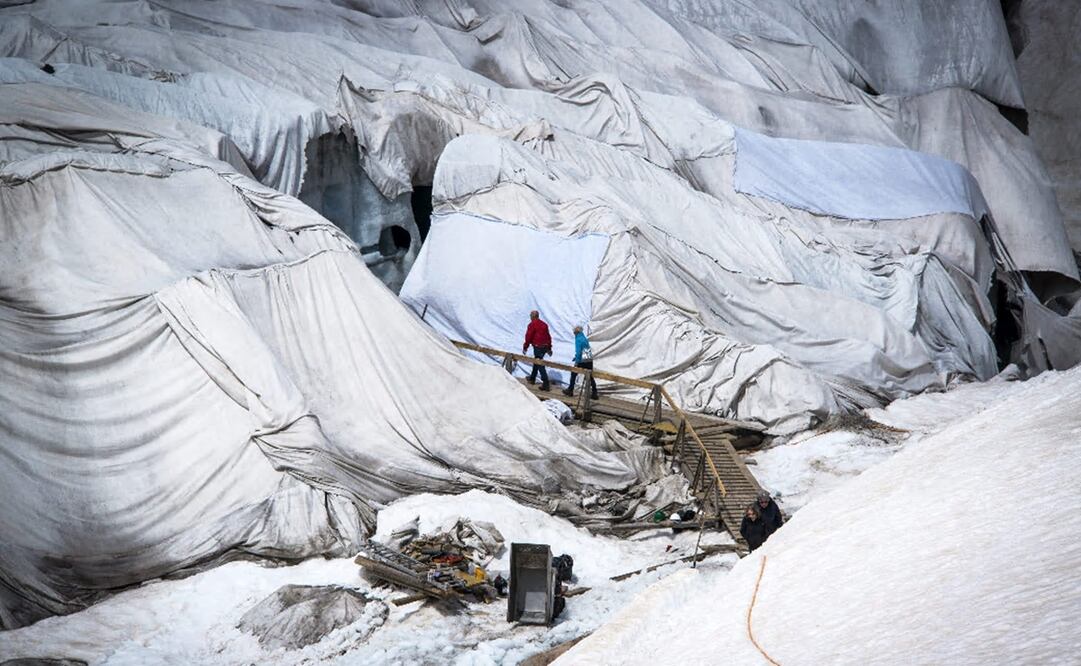 Hallan los restos de un montañero fallecido en los Alpes suizos en 1986. Foto Archivo EFE