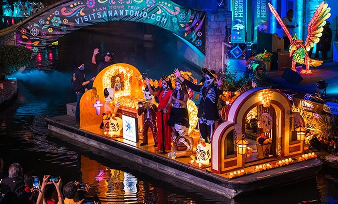 El Day of the Dead San Antonio River Parade arrancará a la altura de Pecan Street. Foto: iStock