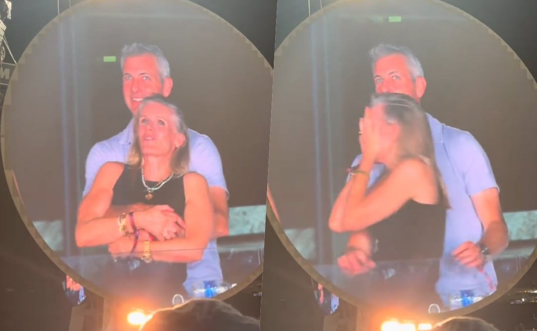 Coldplay revela infidelidad en vivo: kiss cam atrapa al CEO Andy Byron con su amante en concierto de Boston. Foto: TikTok