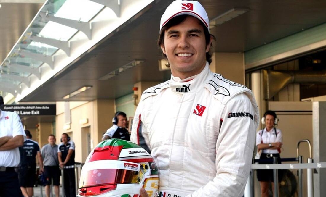 Checo Pérez en su primera temporada en la Fórmula 1 en 2011. Foto: Archivo/El Universal