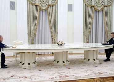 Macron "no mostró debilidad" ante Putin al hablar de Ucrania, dice el Elíseo