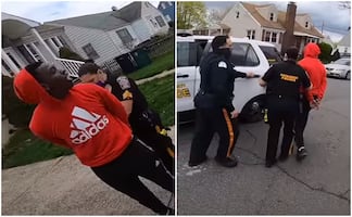 Video. Policía esposa a adolescente afroamericano por no tener licencia de bicicleta 