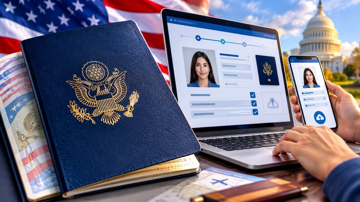Pasaporte estadounidense en línea: cómo será el trámite digital que inicia en 2027. Foto IA