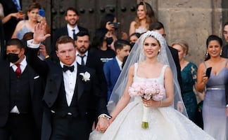 Las imágenes de la lujosa boda de ‘Canelo’ Álvarez y Fernanda Gómez en Guadalajara