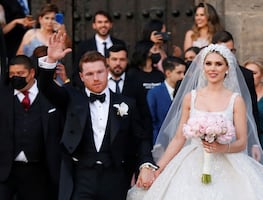 Las imágenes de la lujosa boda de ‘Canelo’ Álvarez y Fernanda Gómez en Guadalajara