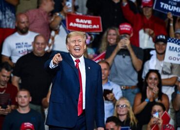 Trump arremete contra Biden y "su grupo" y lanza mensaje: "No seré silenciado"