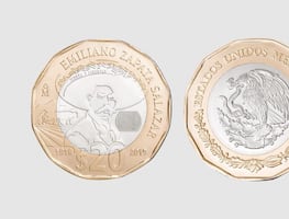 La moneda conmemorativa de Emiliano Zapata que vale hasta $5 millones de pesos. ¿Tienes una?