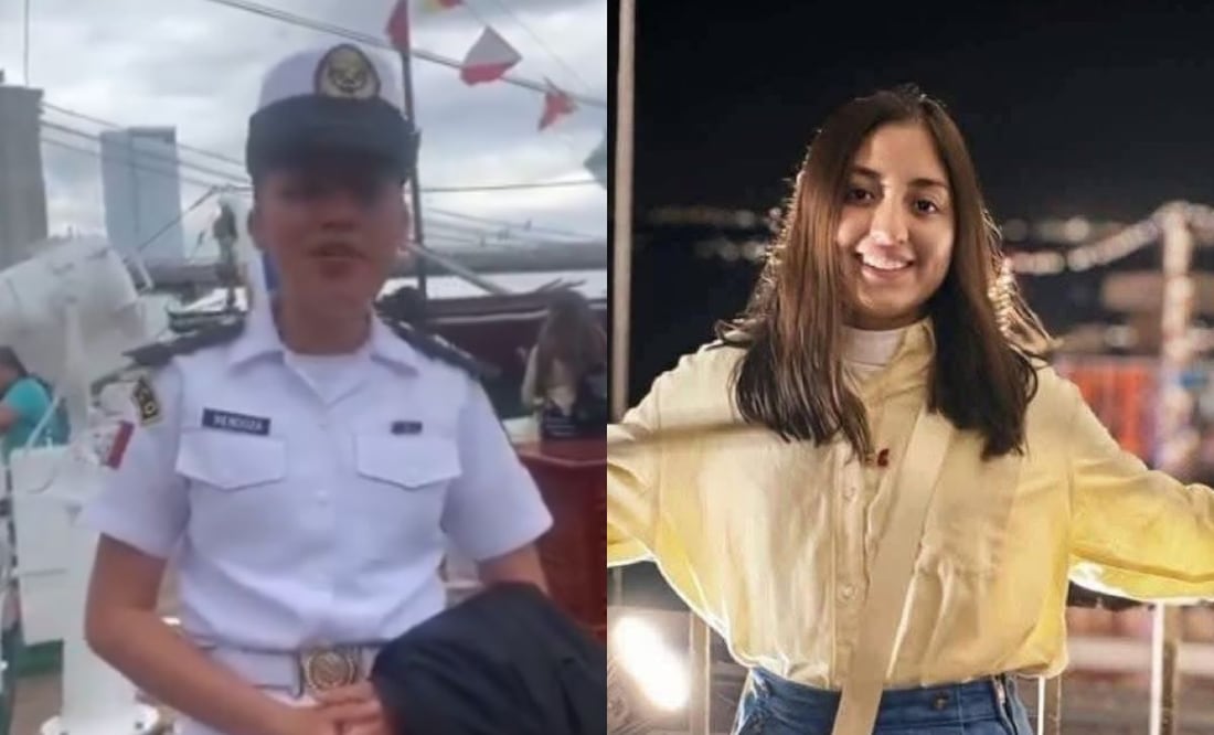 ¿Quién era América Yamilet, cadete que perdió la vida en el choque del Buque Escuela Cuauhtémoc? |Fotos: Redes 'X' // Video 'X' @imagendelgolfo_