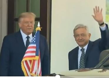 Imágenes. Así fue el encuentro de Trump y AMLO en la Casa Blanca