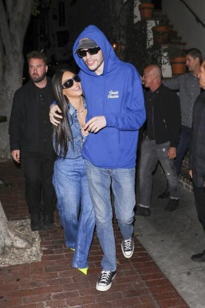 Kim Kardashian y Pete Davidson salen en cita doble con Jeff Bezos y su novia 