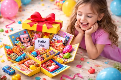 Cómo hacer una caja sorpresa DIY para el Día del Niño que parece de tienda (FÁCIL y ECONÓMICA)