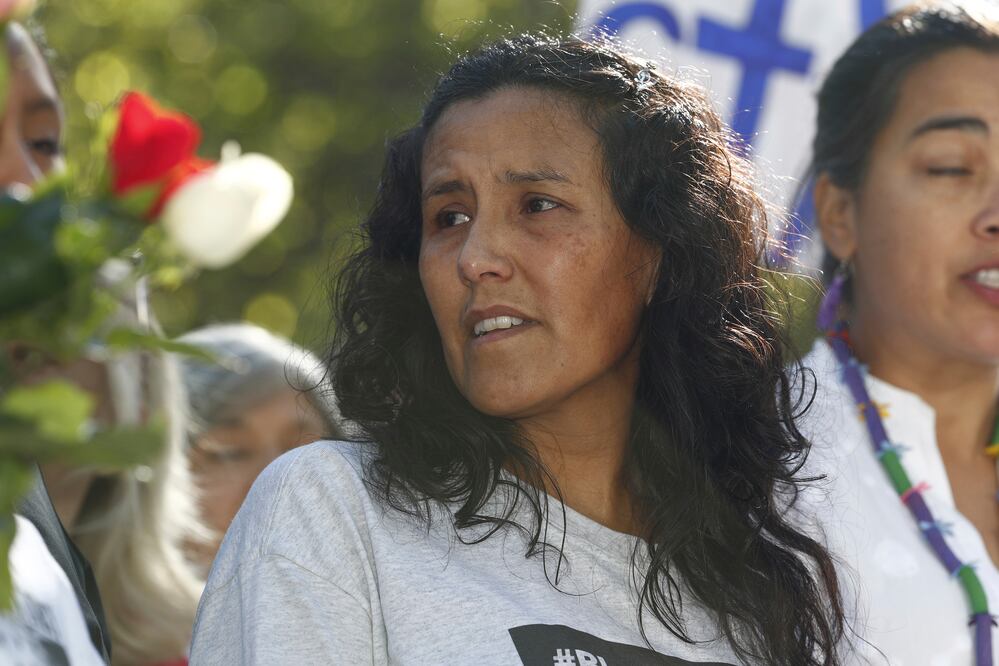 EU detiene a Jeanette Vizguerra, activista mexicana y símbolo de la lucha migrante.(AP Photo/David Zalubowski, File)