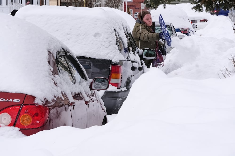 Frío extremo en Estados Unidos: aire ártico, nieve y otra posible tormenta invernal para el fin de semana (AP Photo/Charles Krupa)