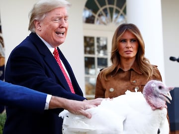 Así fue la ceremonia del "perdón del pavo" en la Casa Blanca