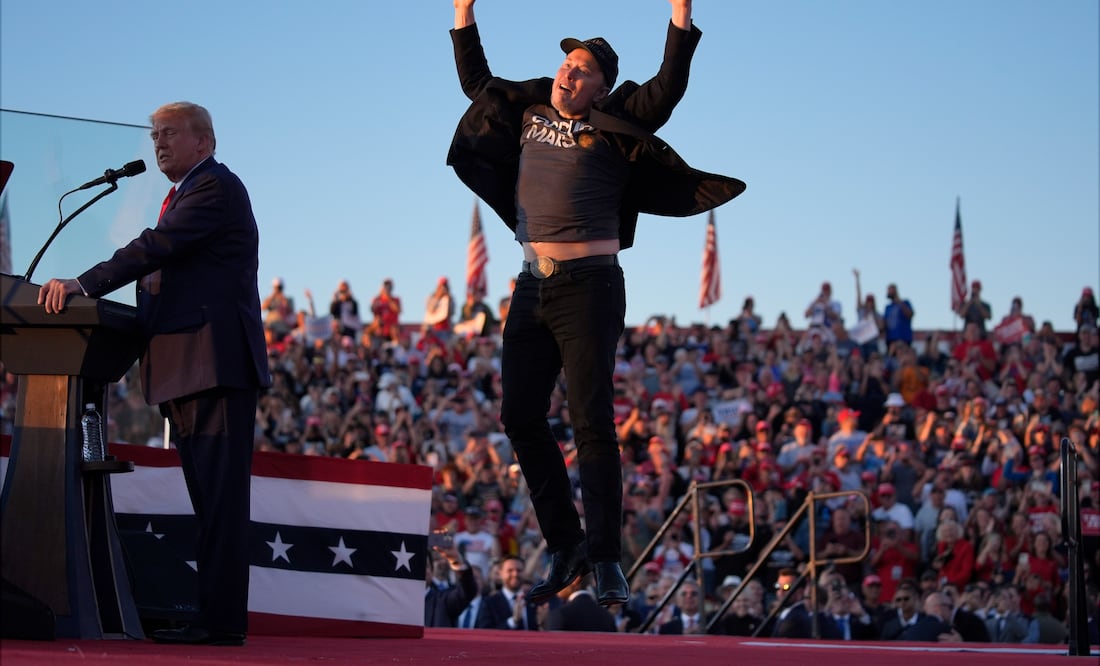 La 'lotería' del millón de dólares ofrecida por Elon Musk en apoyo a Trump, ¿es legal?. Foto: AP