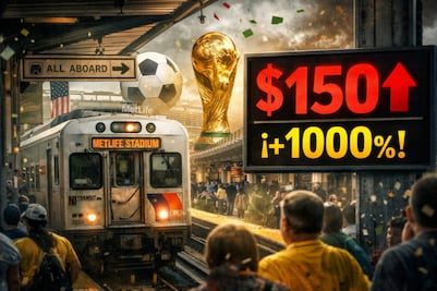 Indignación Mundial: Suben tren a $150 para el Mundial… ¡más de 1,000% de aumento! 