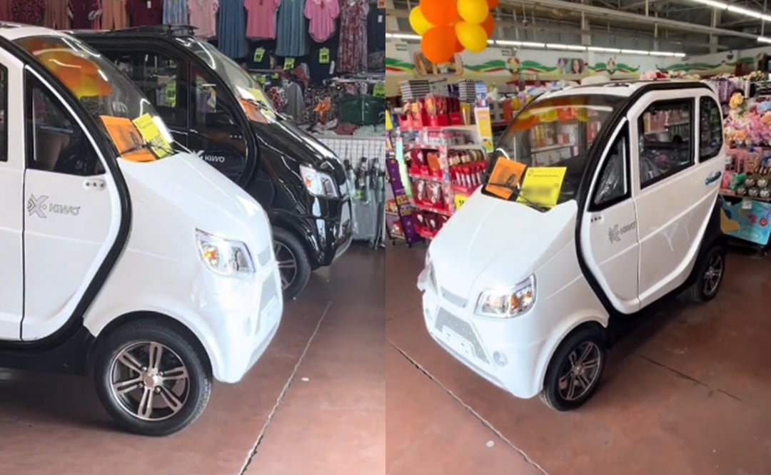 Llega a México el auto eléctrico “más barato y pequeño” del mundo; ¿cuánto cuesta y en dónde comprarlo? Foto: Captura TikTok