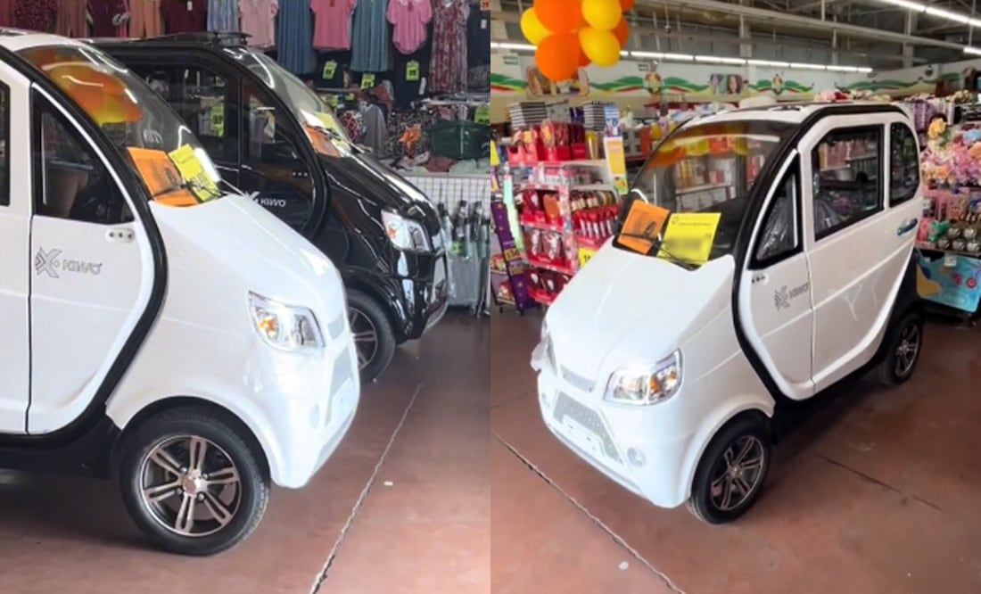 Llega a México el auto eléctrico “más barato y pequeño” del mundo; ¿cuánto cuesta y en dónde comprarlo? Foto: Captura TikTok