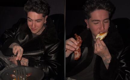 Influencer cocina huevos con tocino en plena función de cine y redes lo tunden. “Metió hasta la estufa”. VIDEO