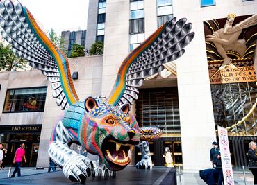 Alebrijes mexicanos llegan al Rockefeller Center de Nueva York