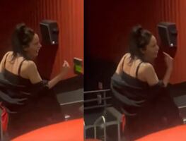 ‘Lady Cinemex’ enloquece y agrede a asistentes de cine en CDMX: ‘’Cálmense muchachos homosexuales’’. VIDEO