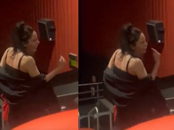 ‘Lady Cinemex’ enloquece y agrede a asistentes de cine en CDMX: ‘’Cálmense muchachos homosexuales’’. VIDEO
