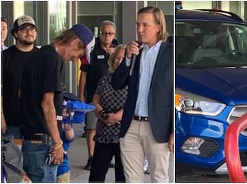 Regalan camioneta nueva a esposo de víctima de tiroteo en El Paso